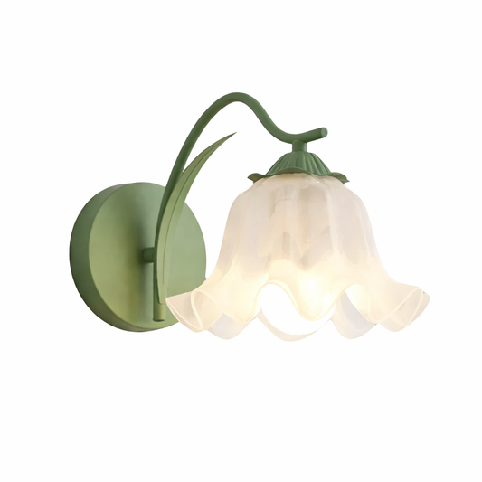 French Floral Wall Sconce Light