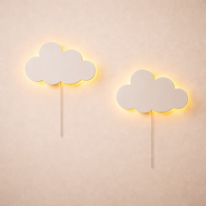 Wooden Hot Air Balloon Night Light Set of 3
