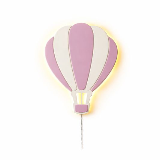 Nursery Light Wall Pink & White