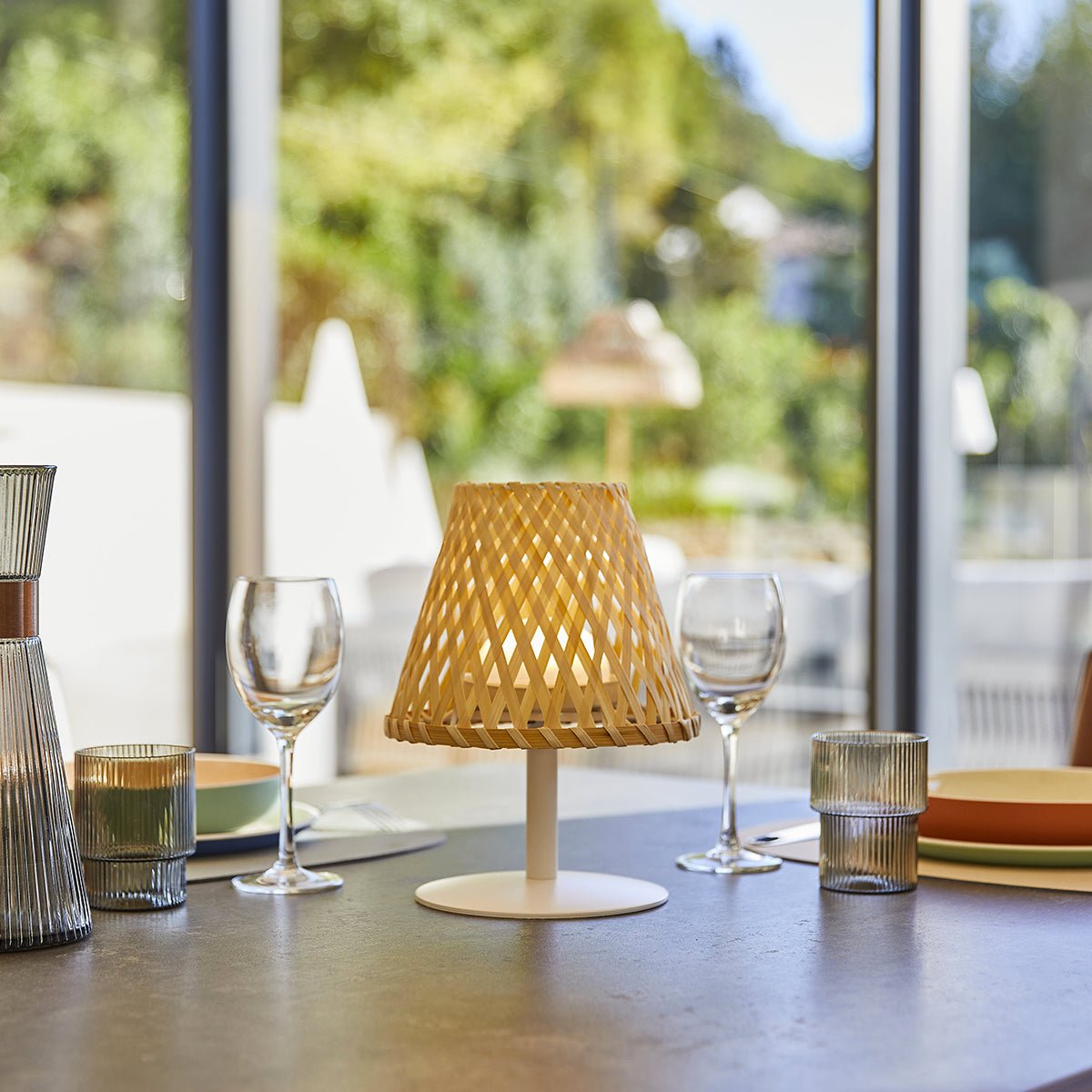 Set of 2 Wireless Table Lamps