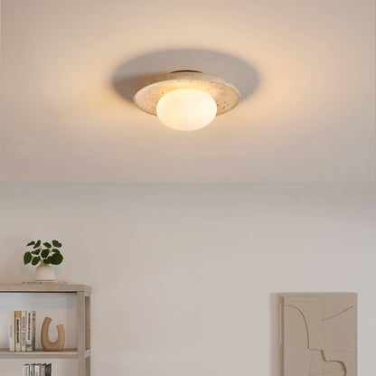 Small Ceiling Light Stone