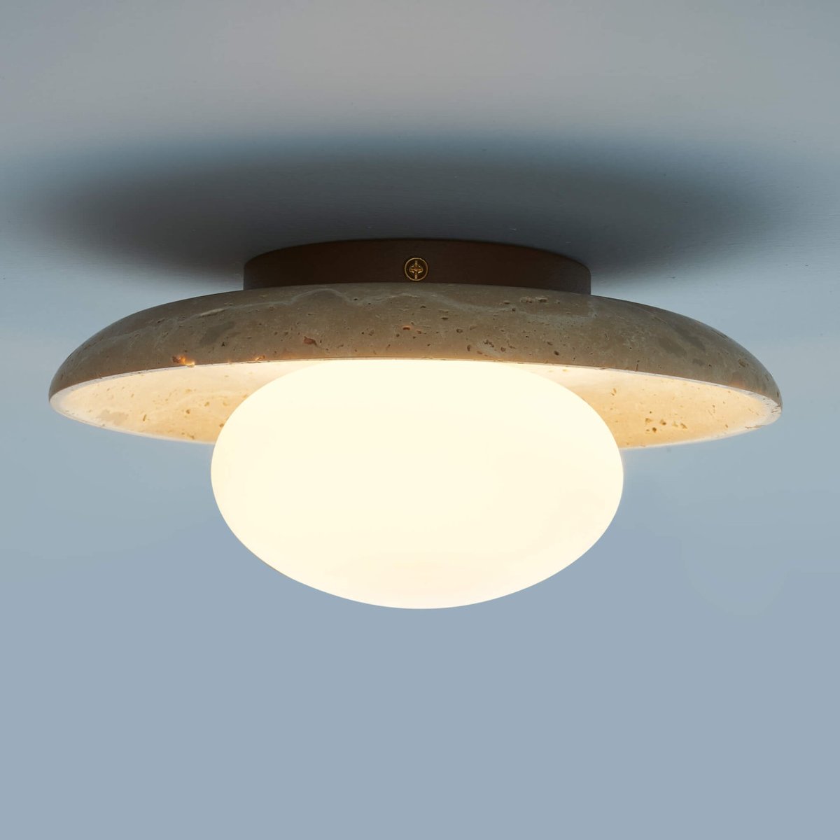 Small Ceiling Light Stone