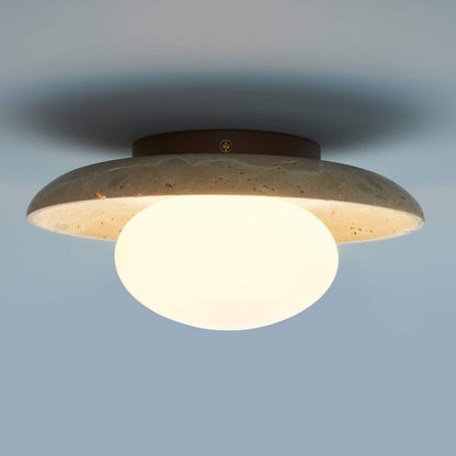 Small Ceiling Light Stone
